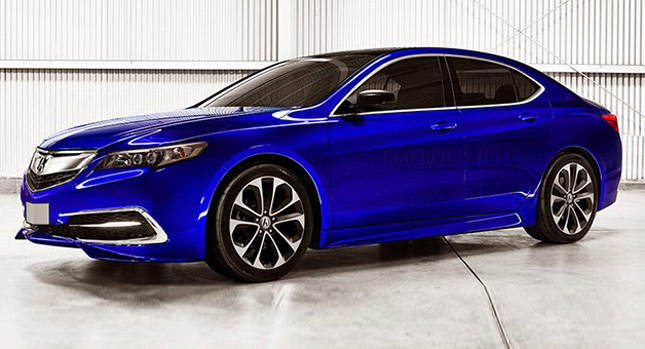  New 2015 Acura TLX’s Transition from Concept to Rendered Production Form is Subtle