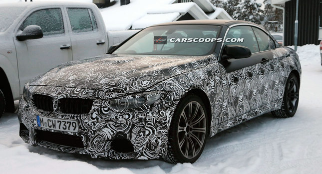  Spied: New BMW M4 Convertible Chilling Out in Sweden