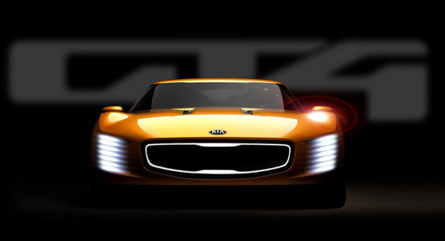  Kia's Detroit Motor Show Coupe Concept Gets a Name, a Face and an Engine