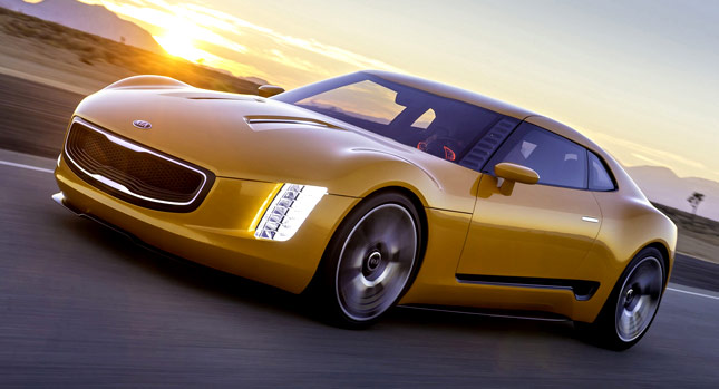  First Official Photos of Kia’s GT4 Stinger Concept Leak on the Web