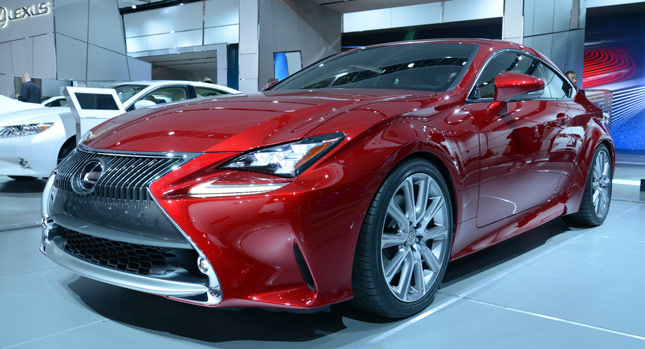  New Lexus RC 350 Shows Off its Luminous Red Paint in Detroit