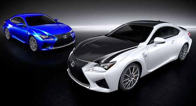  First Photos of New Lexus RC F with Carbon Package