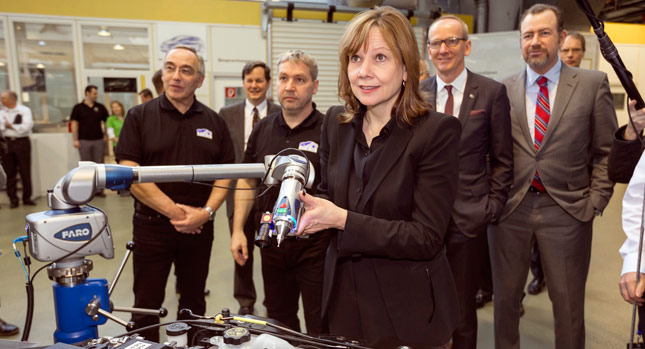  Mary Barra Visits Opel, Promises New Model for Rüsselsheim Plant