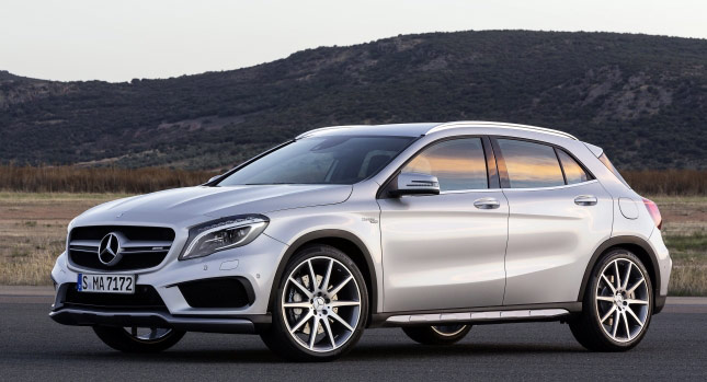  New Mercedes GLA45 AMG is a Taller-Riding Hot A-Class with 355HP