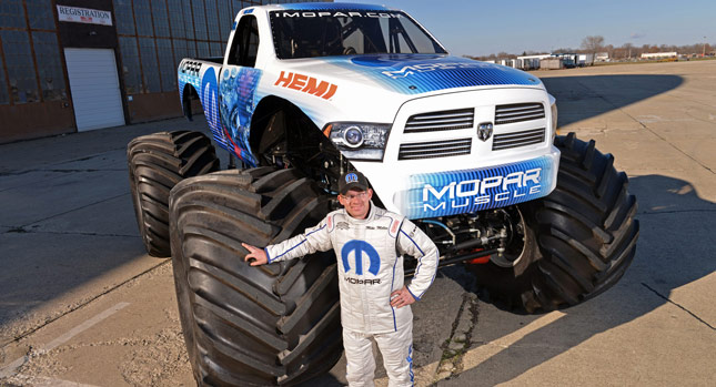  Chrysler Group Joins Monster Truck Fun with Mopar Muscle Ram
