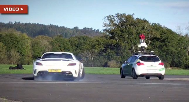  Top Gear Track Available on Google Maps with Stig in SLS AMG, Try It Out Here