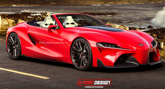  Detroit Show Toyota FT-1 and Lexus RC F Receive the Convertible Treatment