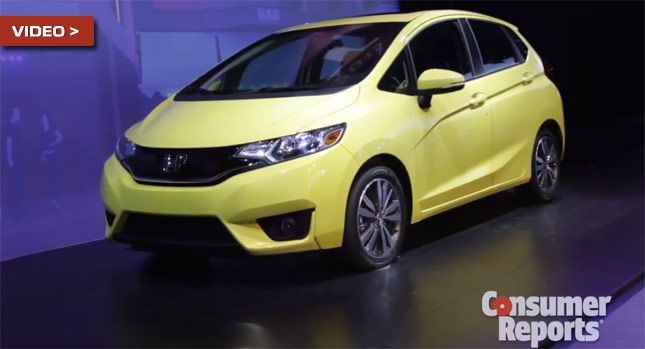  Consumer Reports Prods Around 2015 Honda Fit in Detroit