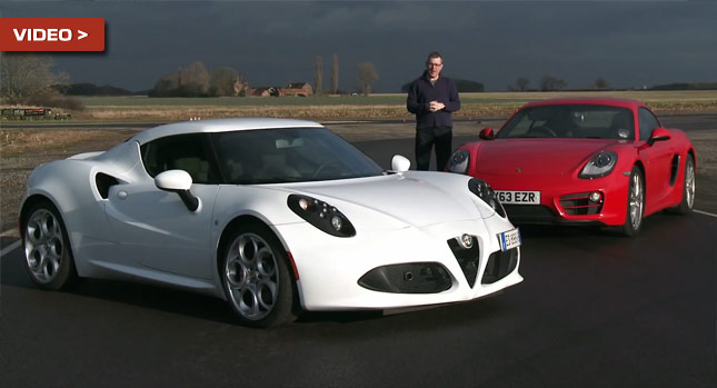  Alfa 4C Takes on Porsche Cayman in New Review; the Result May Surprise You