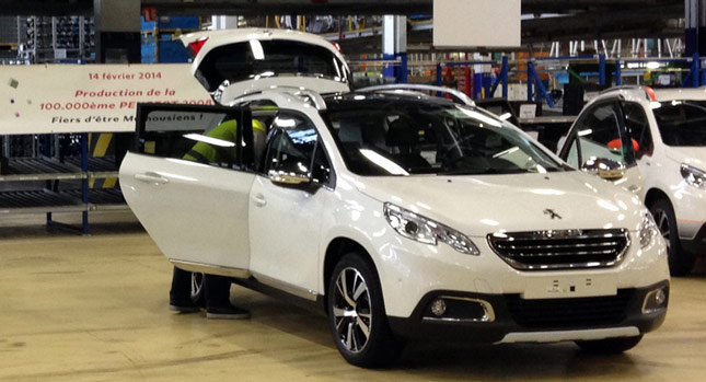  Peugeot Builds 100,000th 2008 Less than a Year after Launch