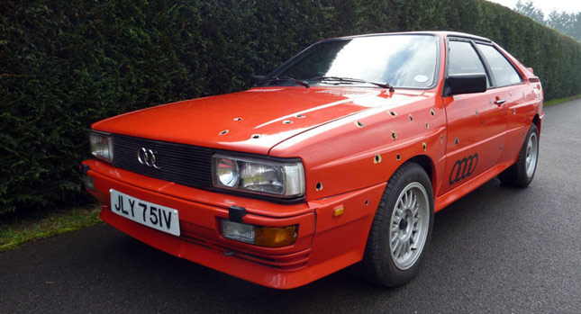  1983 Audi Quattro from Ashes to Ashes TV Series has Real Bullet Holes