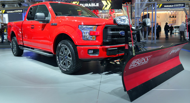  2015 Ford F-150 Arrives in Chicago Equipped to Remove Snow