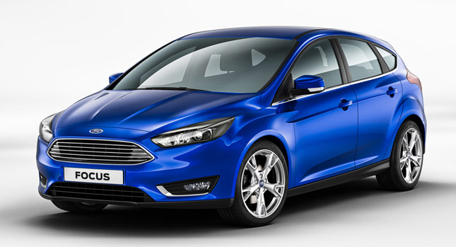 2015 Ford Focus Facelift Gets a Fusion Snout – First Photos