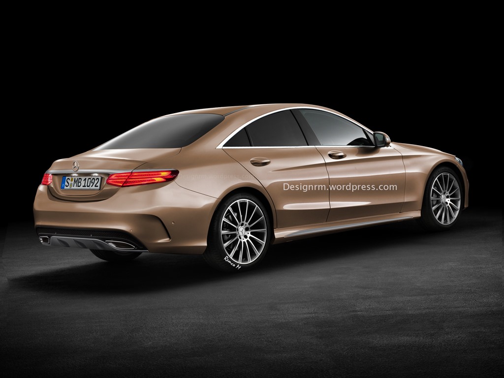 new mercedes benz clc four door sports coupe and c class coupe design studies carscoops