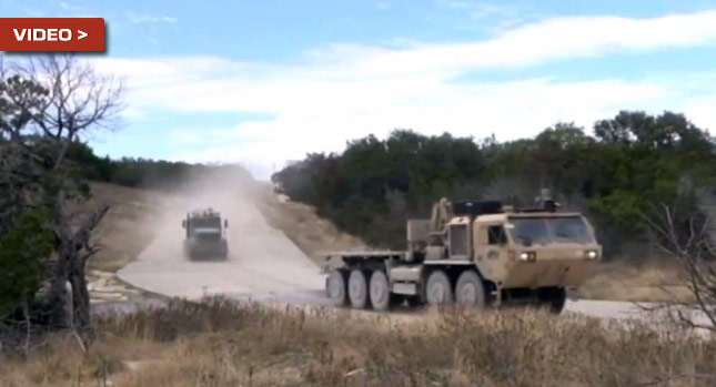  Autonomous Military Truck Convoy Looks Scary, But Could Save Lives