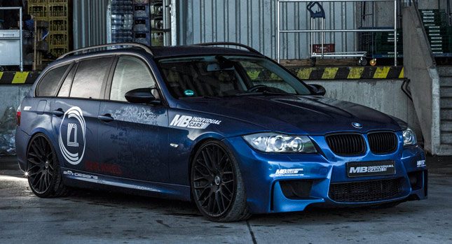  MB Individual BMW 335i Touring has 400 Ponies and a Gloss-Matte Dual Color Wrap