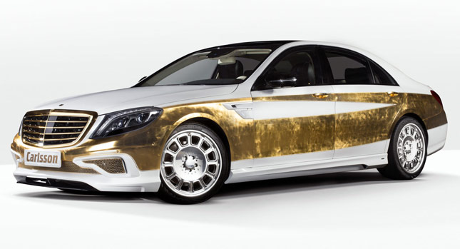  Pure-Gold Trimmed Mercedes S-Class Carlsson CS50 Versailles Edition is Fit for Kings