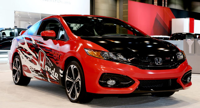 Honda's Forza Motorsport Civic Si Revealed at the Chicago Auto Show