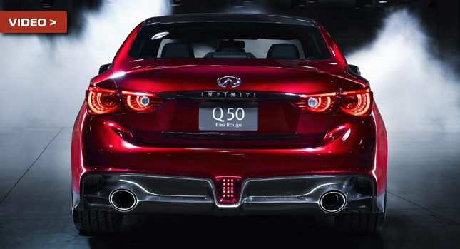  Infiniti's M3 Rivaling Q50 Concept Gets Engine for Geneva; Can You Guess What it is from the Audio?