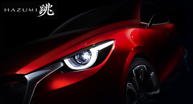  New Mazda Hazumi Concept Previews Next Mazda2 Hatch