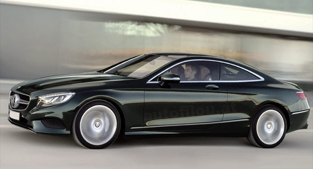  First Photo of the New Mercedes-Benz S-Class Coupe