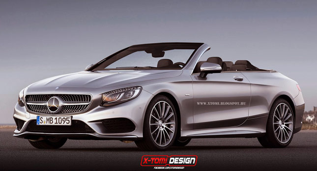  New Mercedes-Benz S-Class Coupe Becomes a Convertible in Rendering