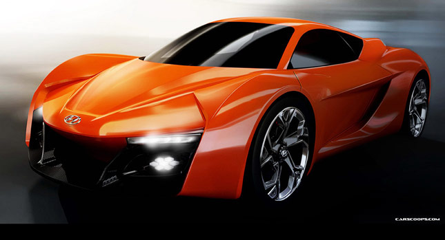  Hyundai PassoCorto Mid-Engine Sports Car Concept by IED for an Alfa 4C Rival Looks the Tits