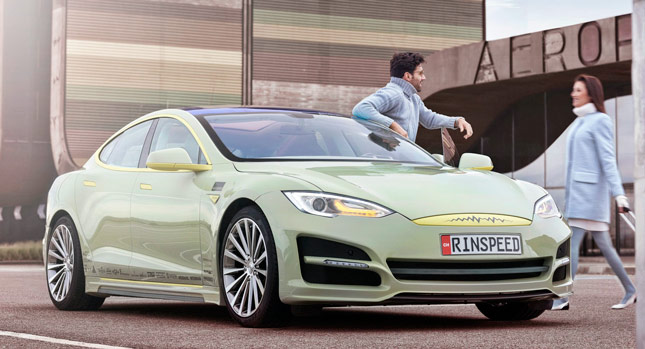  Rinspeed Turns Tesla Model S Into the XchangE Business-Class Concept [111 Pics & Video]