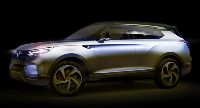  SsangYong to Debut 7-Seat XLV Compact Crossover Study in Geneva