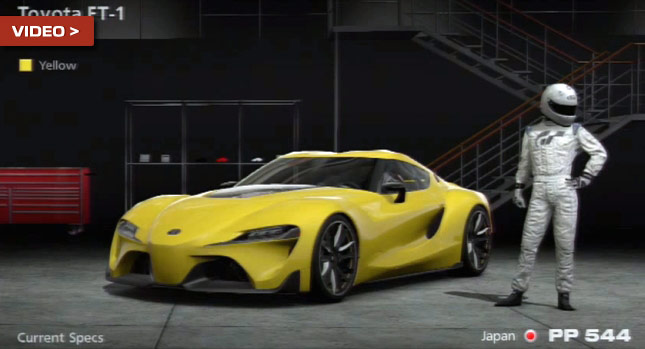  Toyota FT-1 Concept Test Drive Around Streets of Willow in GT6