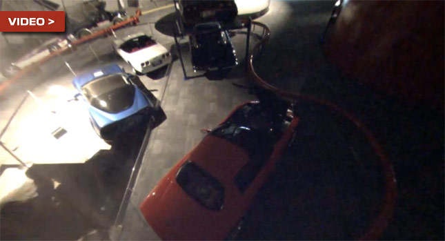  New Footage from Corvette Museum Shows Sinkhole as it Formed, Eating Up the Cars