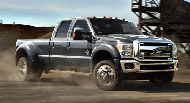  2015 Ford F-Series Super Duty Trucks Claim Best-in-Class Output and Towing Capacity