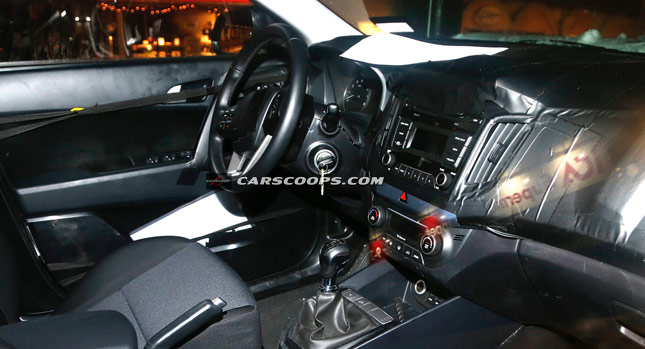  Spy Shots: Hyundai's ix25 Small CUV Flashes Its Interior