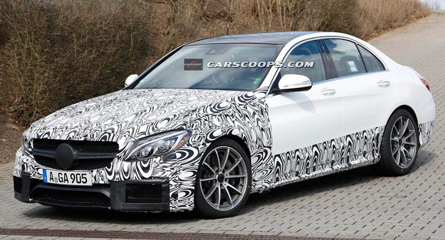  New Mercedes C63 AMG V8 Turbo Makes Another Appearance Before Entering Battle with BMW M3