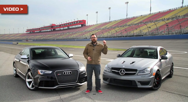 Battle of the Naturally-Aspirated V8s: Audi RS5 vs. Mercedes C 63 AMG Edition 507