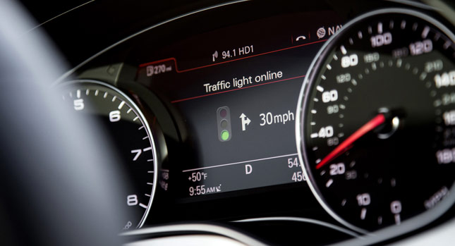  Audi Says its Traffic Light Recognition can Cut Emissions by 15 Percent