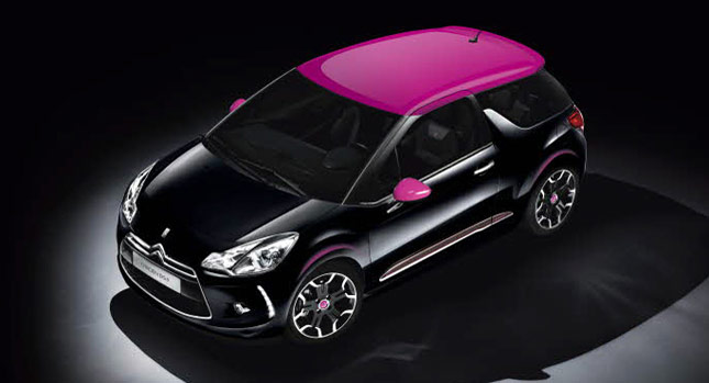  Citroën Previews DS3 Dark Rose Limited Edition – will be Presented by Alfred Hitchcock