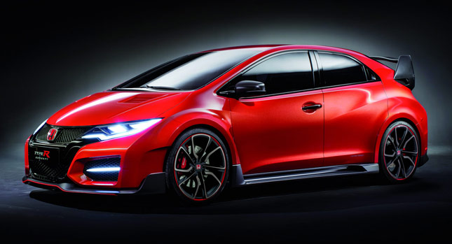  Honda Says New Civic Type R Concept is a Racing Car for the Road [w/ Videos]