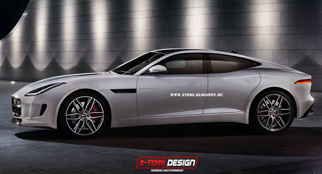  What if Jaguar Turned the F-Type Coupe Into a Sports Saloon?