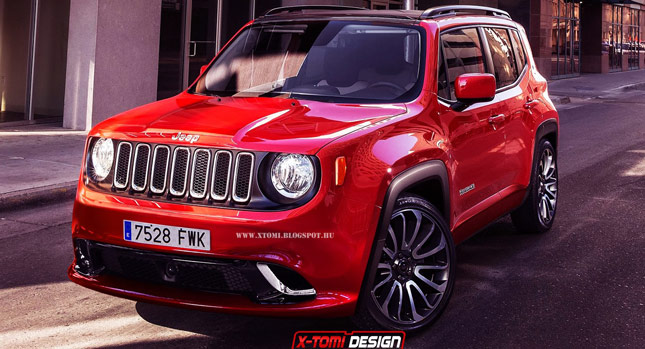  Baby Jeep Renegade Looks Neat with Digital SRT Kit