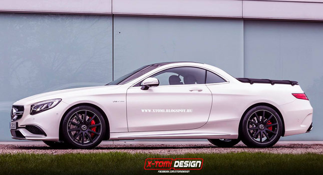  Mercedes-Benz S63 AMG Coupe Gets a Pickup Truck Makeover