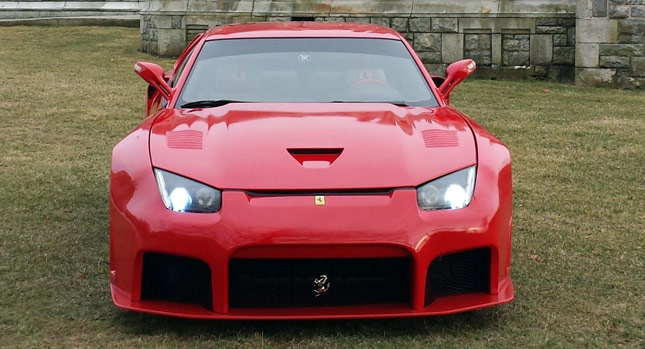  Mitsubishi 3000GT Has Plastic Surgery to Supposedly Replicate Ferrari F430 Looks