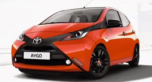  New Toyota Aygo Mini Sneaks Out of the Web