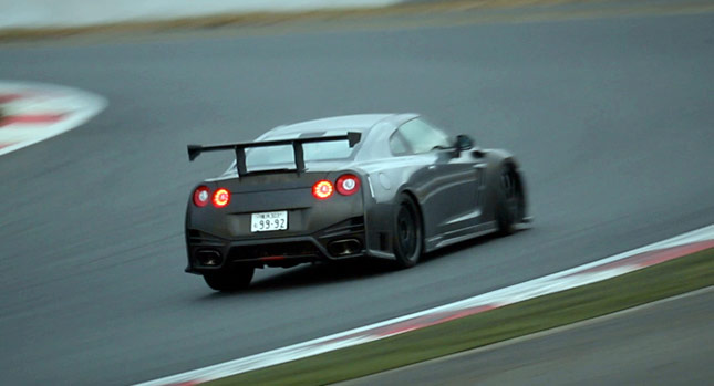  Nissan Tests GT-R Nismo with N-Attack Package on Fuji Speedway [w/Video]