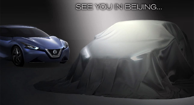  Nissan Teases New Sedan Concept for Auto China 2014 [w/Video]