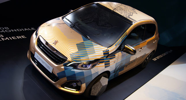  Peugeot Tattoos a Lion on the 108 for the Geneva Motor Show