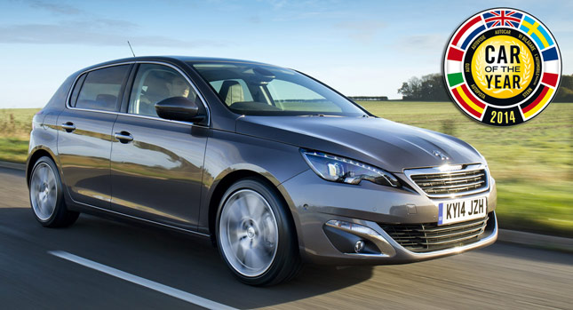  New Peugeot 308 is the European Car of the Year 2014, BMW i3 Comes in Second Place