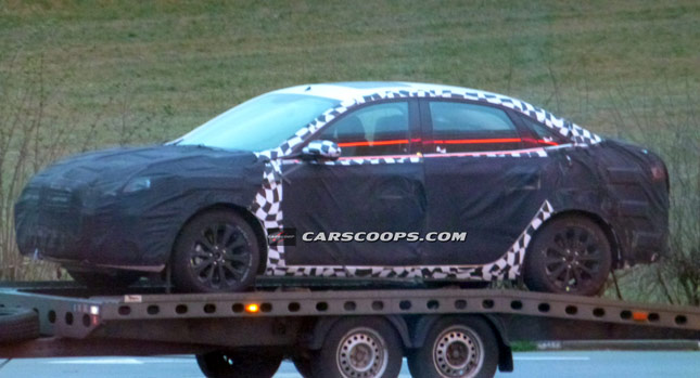  U Spy: Ford's New Escort Sedan Testing in Europe