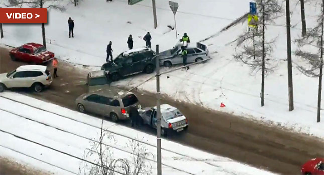  Silly Cops Think They're Immune to Traction Loss on Ice