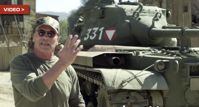  Arnold Wants You to Hop in a Tank with Him and Schwarzeneggerstroy for Charity